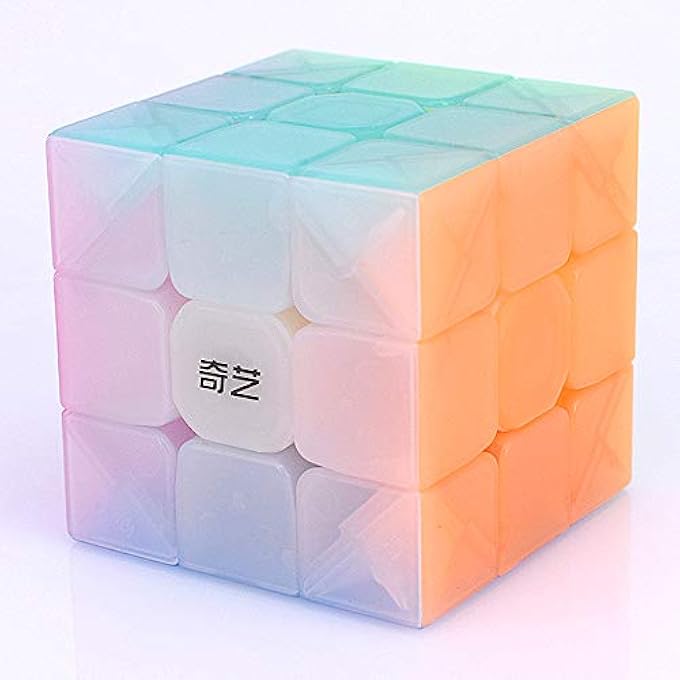 QY WARRIOR S 3X3 SPEED CUBE WARRIOR W UPGRADED VERSION 3X3 PUZZLE CUBES (WARRIOR W 3X3 JELLY) - Image 2